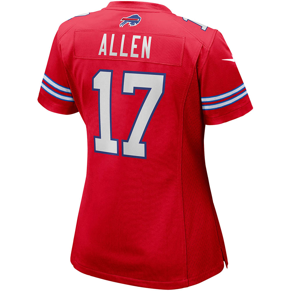 Women's Buffalo Bills Josh Allen Alternate Game Player Jersey Red